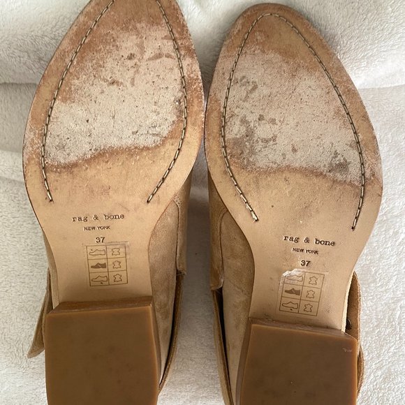 Rag and Bone Harley Belted Suede Bootie - Picture 3 of 8